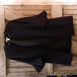 PRECIOUS Black H&M Dress coat w/ fluted sleeves